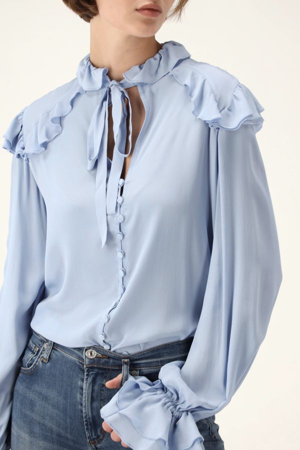Blouse Minaallday in light blue