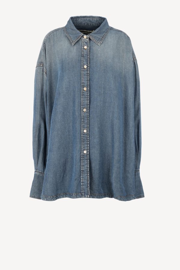 Blouse Minaallday in Vintage Blue