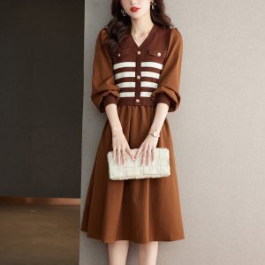 Striped Knit Skirt
